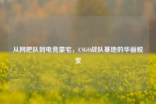 从网吧队到电竞豪宅，CSGO战队基地的华丽蜕变