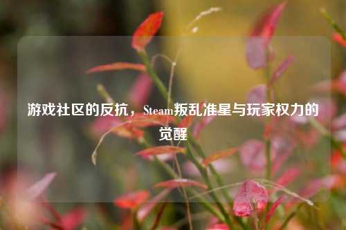 游戏社区的反抗，Steam叛乱准星与玩家权力的觉醒