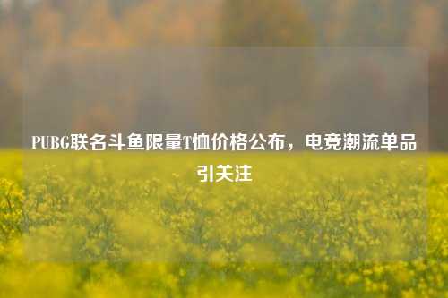 PUBG联名斗鱼限量T恤价格公布，电竞潮流单品引关注