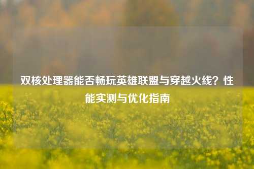 双核处理器能否畅玩英雄联盟与穿越火线？性能实测与优化指南